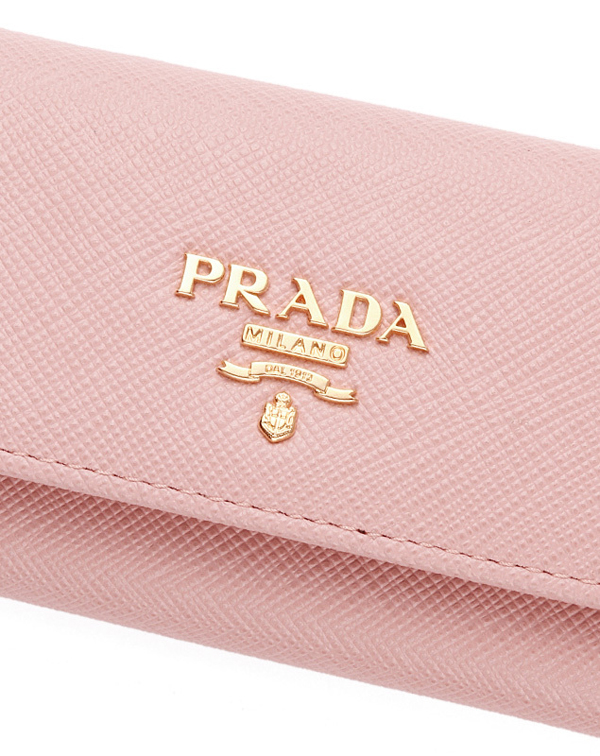 PRADA プラダキーケーススーパーコピー★ サフィアーノ 6連 キーケース ★ 1PG222 ピンク